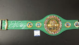 Autographed/Signed Floyd Mayweather Jr. WBC Boxing Replica Belt Beckett BAS COA