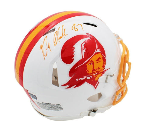 Rob Gronkowski Signed Tampa Bay Buccaneers Speed Authentic Throwback NFL Helmet