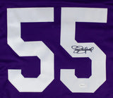 Scott Studwell Signed Vikings Jersey (TSE COA) 13 Years as Minnesota Linebacker