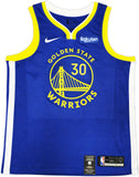 WARRIORS STEPHEN CURRY AUTOGRAPHED NIKE SWINGMAN CONNECT JERSEY 48 JSA 234042