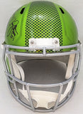 JIM ZORN AUTOGRAPHED SEAHAWKS FLASH GREEN FULL SIZE HELMET GO HAWKS! MCS 210462