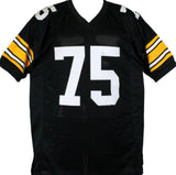 Joe Greene Autographed Black Pro Style Jersey w/ HOF-Beckett W Hologram *Black