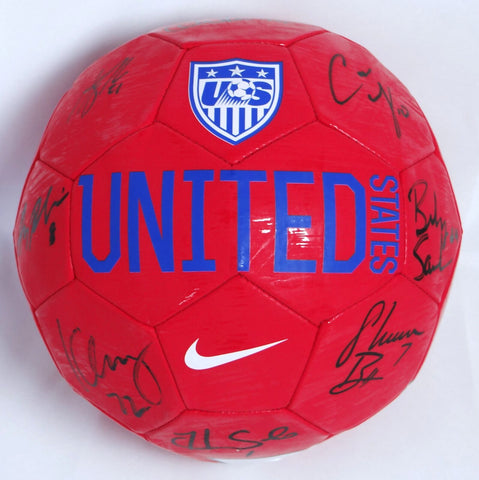 US Women's Autographed F/S Team USA Nike Soccer Ball w/ 9 Signatures- JSA W Auth