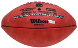 TOM BRADY AUTOGRAPHED SB LI LEATHER FOOTBALL PATRIOTS FANATICS HOLO 205689