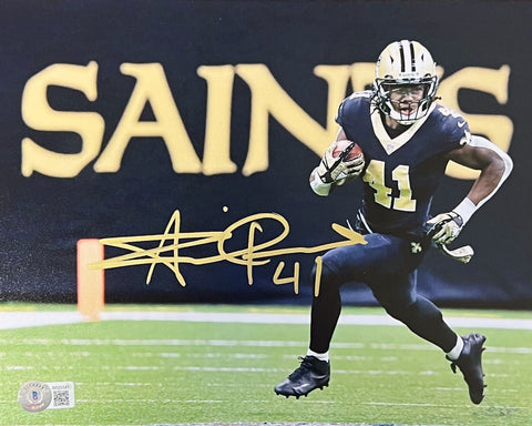 ALVIN KAMARA SIGNED AUTOGRAPHED NEW ORLEANS SAINTS 8x10 PHOTO BECKETT