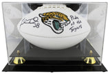 Jaguars Fred Taylor "Pride Of The Jaguars" Signed Football W/ Case BAS Witnessed