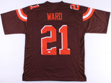 Denzel Ward Signed Browns Brown Jersey (JSA COA) #4 Overall pick 2018 NFL Draft