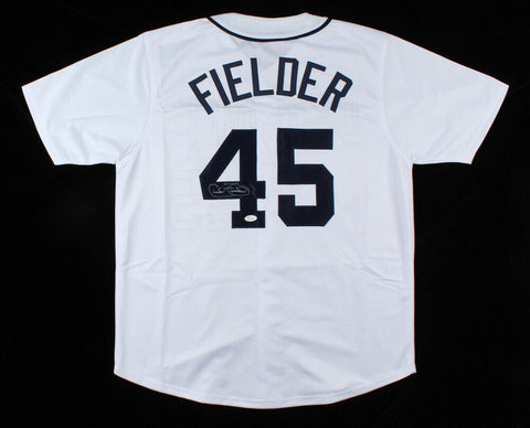 Cecil Fielder Signed Detroit Tigers Jersey (JSA COA) 3xAll Star 1st Baseman