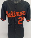 Jim Palmer Signed Baltimore Orioles Black Jersey (JSA COA) 3xWorld Series Champ