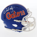 Urban Meyer Signed Florida Mini-Helmet (JSA COA) Gators Head Coach 2005-2010