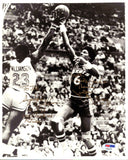 Julius Erving & John Williamson Authentic Autographed 8x10 Photo PSA Y29137