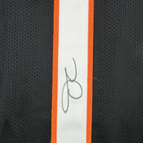 Framed Autographed/Signed Ja'Marr Chase 35x39 Cincinnati Black Jersey JSA COA