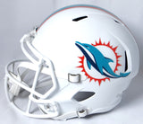 J. Waddle, Tyreek Hill Autographed Dolphins F/S Speed Helmet- Fanatics/ Beckett