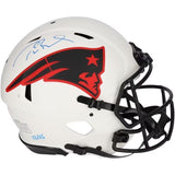 Tom Brady Autographed Authentic Patriots Lunar Eclipse Helmet Fanatics LE 25