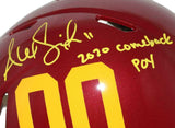 Alex Smith Signed Washington Football Team Authentic 2020 Helmet CPOY BAS 31738