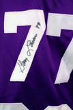 Purple People Eaters Signed Vikings Custom Jersey
