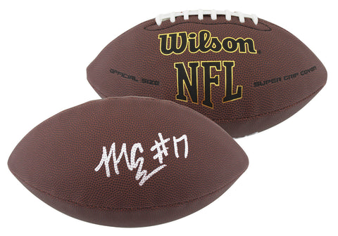 Jets Malachi Corley Authentic Signed Wilson Super Grip Nfl Football BAS