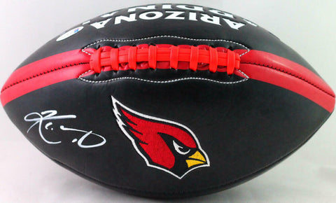 Kyler Murray Autographed Arizona Cardinals Black Logo Football- Beckett W *White