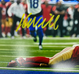 Kyren Williams Autographed (In Yellow) "TD Flip" Rams 8" x 10" Photo Beckett