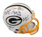Brett Favre, Jerry Kramer, Dave Robinson Signed Packers Auth Custom Helmet 7 Sig