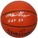 Hakeem Olajuwon Autographed "HOF 08" Spalding I/O Basketball Beckett