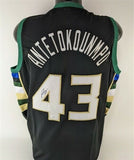 Thanasis Antetokounmpo Milwaukee Bucks Signed Jersey / 2021 NBA Champion JSA COA