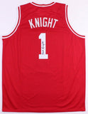 Bobby Knight Signed Indiana Hoosiers Jersey (JSA COA) 3 NCAA Championships