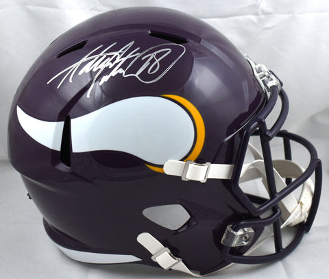 Adrian Peterson Signed Minnesota Vikings F/S 83-01 Speed Helmet - Beckett W Holo