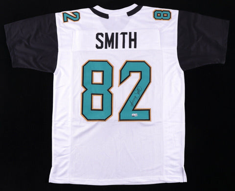 Jimmy Smith Signed Jacksonville Jaguars Jersey (Beckett COA) 5xPro Bowl Receiver