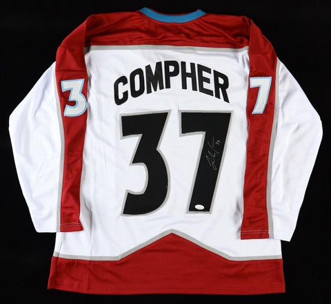 J. T. Compher Signed Avalanche Jersey (JSA COA) 2021-22 Stanley Cup Champion