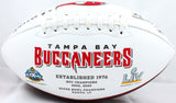 Dexter Jackson Autographed Tampa Bay Buccaneers Logo Football w/SB MVP-Prova