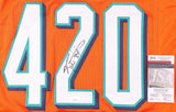 Ricky Williams Signed Miami Dolphins 420 Jersey (JSA COA) 2002 Pro Bowl R.B.