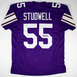 Scott Studwell Signed Vikings Jersey (TSE COA) 13 Years as Minnesota Linebacker