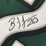 Autographed/Signed BRIAN DAWKINS Philadelphia Green Football Jersey JSA COA Auto