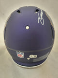 ZAY FLOWERS SIGNED BALTIMORE RAVENS F/S ALTERNATE SPEED AUTHENTIC HELMET BECKETT