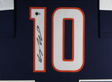 BO NIX (Broncos blue TOWER) Signed Autograph Framed Jersey Beckett