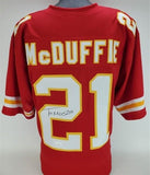 Trent McDuffie Signed Kansas City Chiefs Red Jersey (JSA COA) 2022 1st Round Pk