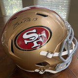 Brock Purdy Autographed Signed Full Size Replica Helmet Beckett