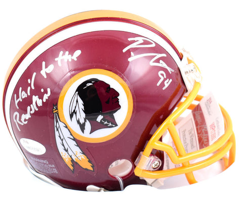 Preston Smith Autographed Washington Mini Helmet- JSA W *Silver