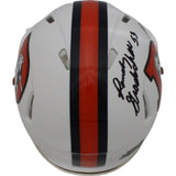 Randy Gradishar Signed Denver Broncos 22 White Alt Mini Helmet Beckett 44620