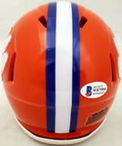 Travis Etienne Autographed Clemson Speed Mini Helmet (Smudged) Beckett #WH79006