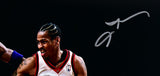 Allen Iverson Signed 76ers 16x20 Spotlight v. Kobe Photo- Beckett W Holo *Silver