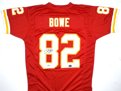 Dwayne Bowe Autographed Red Pro Style Jersey - Beckett W Hologram *Black