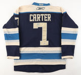 Jeff Carter Signed Blue Jackets Reebok Jersey (PSA) Columbus Center / 442 Goals