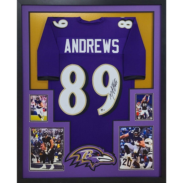 Mark Andrews Autographed Signed Framed Baltimore Ravens Jersey BECKETT