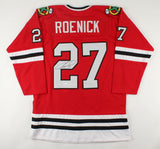 Jeremy Roenick Signed Chicago Blackhawks Red Jersey (JSA COA) 513 NHL Goals