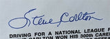 Steve Carlton Signed Philadelphia Phillies Cachet Envelope 14x18 Matted Display