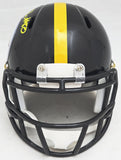 DARNELL WASHINGTON AUTOGRAPHED STEELERS BLACK MINI HELMET BECKETT WITNESS 216802