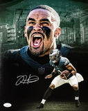 Jalen Hurts Signed Philadelphia Eagles 11x14 Football Yell Collage Photo JSA