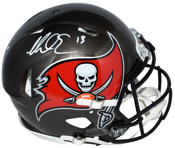 MIKE EVANS SIGNED TAMPA BAY BUCCANEERS BUCS SPEED AUTHENTIC HELMET BECKETT